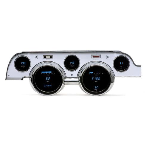 Dakota Digital Gauge Panel, Series III, Blue Display, 1968 For Ford For Mustang, Each