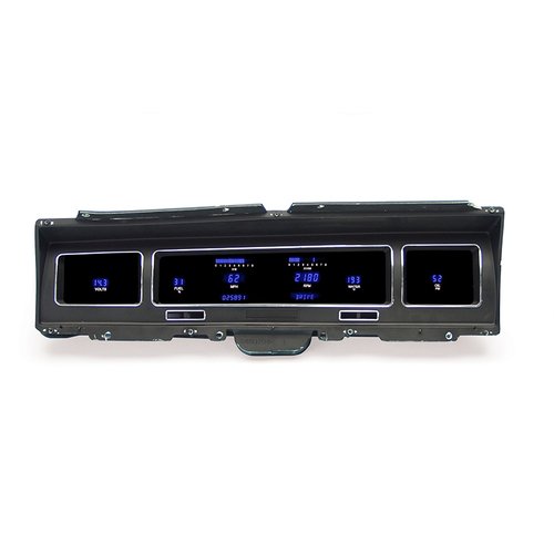 Dakota Digital Gauge Panel, Series III, Blue/Teal Display, 1968 For Chevrolet For Impala/ Caprice, Each