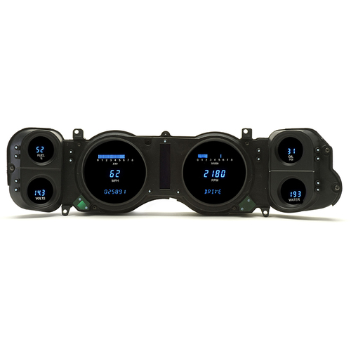 Dakota Digital Gauge Panel, Series III, Blue/Teal Display, 1970-81 For Camaro, Each