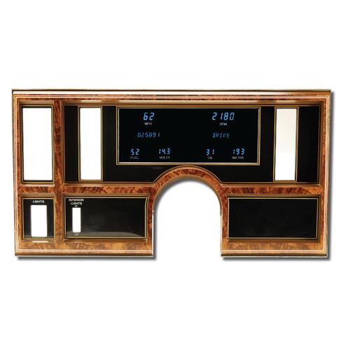 Dakota Digital Gauge Panel, Series III, Blue/Teal Display, 1984- 87 For Buick Grand National (w/ Boost), Each
