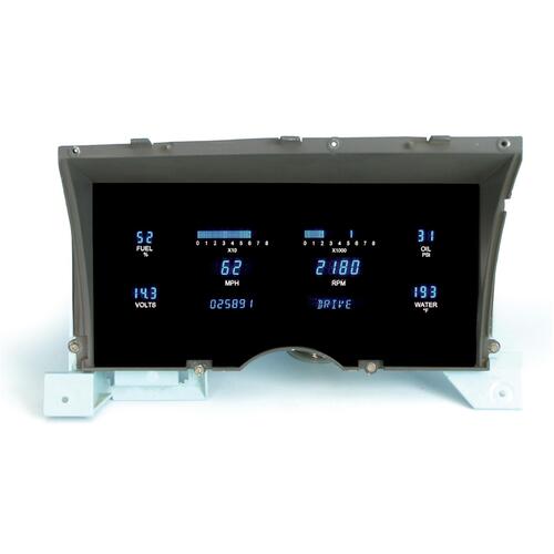 Dakota Digital Gauge Panel, Series III, Blue/Teal Display, 1986- 93 For Chevrolet/ GMC S-10/ S-15 Pickups and 1986- 94 S-10/ S-15 Blazers/ Jimmy's