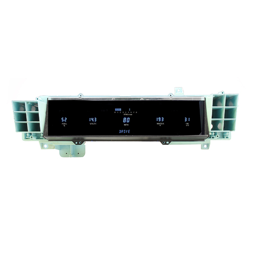 Dakota Digital Gauge Panel, Series III, Blue/Teal Display, 1991-93 Caprice, Analog Speedometers, Each