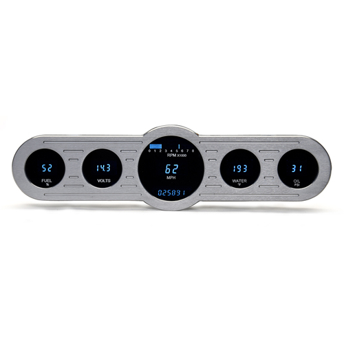 Dakota Digital Gauge Panel, Series III, Blue/Teal Display, 1992-94 For Chevrolet Truck, w/ New Sensors, Aftermarket Engine, Each