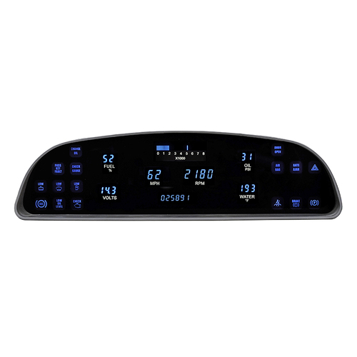 Dakota Digital Gauge Panel, Series III, Blue/Teal Display, 1994-96 Caprice/94-95 For Impala SS, Each