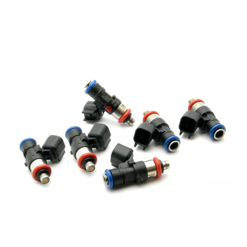 Deatsch Werks Set of 6 42lb Injectors for Mustang V6 2011-2015 3.7L, For Jeep Wrangler 3.6L V6 2012-17, EV14 Universal