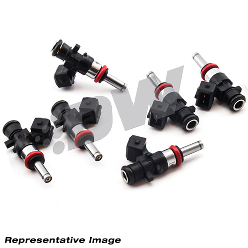 Deatsch Werks Set of 6 42lb Injectors for Mustang V6 2011-2015 3.7L, For Jeep Wrangler 3.6L V6 2012-17, EV14 Universal