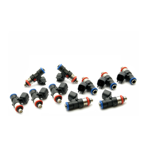 Deatsch Werks Set of 10 90lb injectors For Dodge Viper 03-06 (drop in fitment) and For Dodge Viper 92-02 (top feed conversion only)