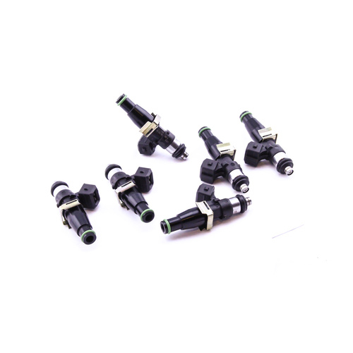 Deatsch Werks Set of 6 Bosch EV14 1500cc high impedance injectors For Toyota Supra TT 93-98. For top feed conversion, 11mm O-ring.