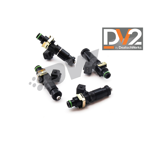 Deatsch Werks Set of 4 Bosch EV14 1200cc High Impedance Injectors For Mitsubishi Eclipse (DSM) 4G63T 95-99 and EVO 8/9 4G63T 03-06