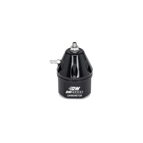 Deatsch Werks DWR2000 Carburetor 3-20 psi adjustable fuel pressure regulator - black