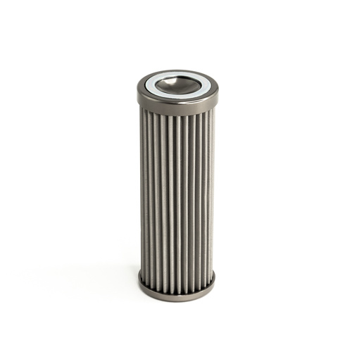 Deatsch Werks In-line fuel filter element, stainless steel 40 micron. DW 160mm housing. Universal