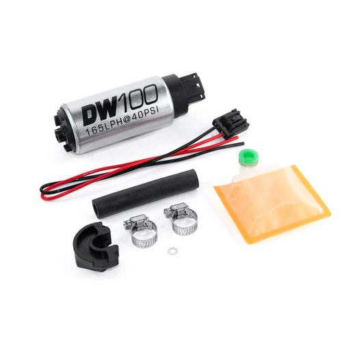 Deatsch Werks DW100 series, 165lph in-tank fuel pump w/ install kit for 240sx 89-94 OE REPLACEMENT