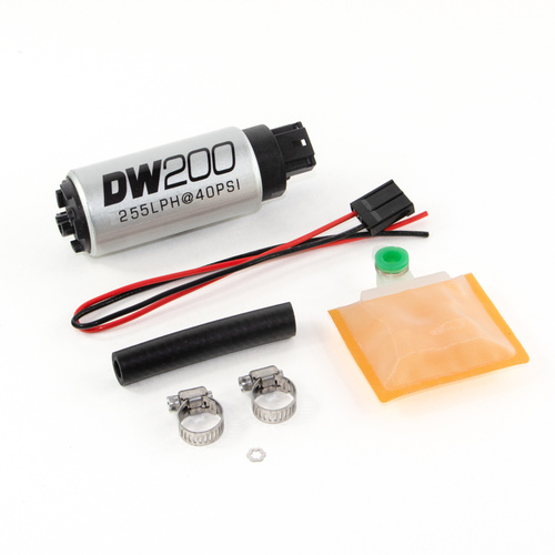 Deatsch Werks DW200 series, 255lph in-tank fuel pump w/ Universal Install Kit. Fits Most.