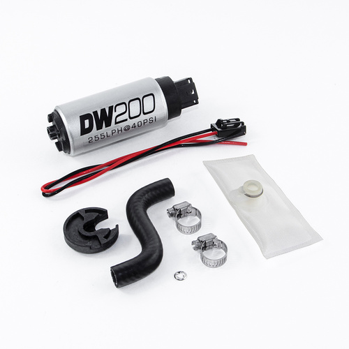 Deatsch Werks DW200 series, 255lph in-tank fuel pump w/ install kit for 85-97 For Ford Mustang