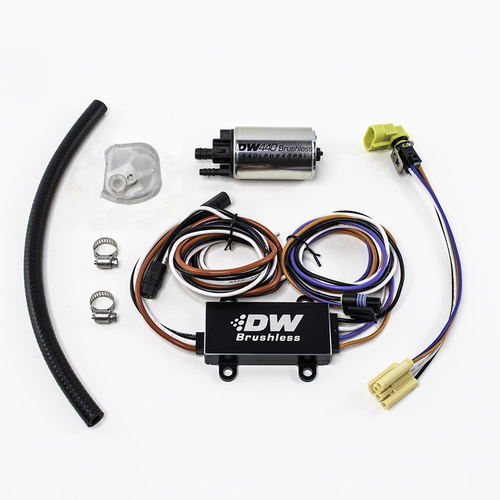 Deatsch Werks DW440 440lph Brushless Fuel Pump with Single Speed Controller