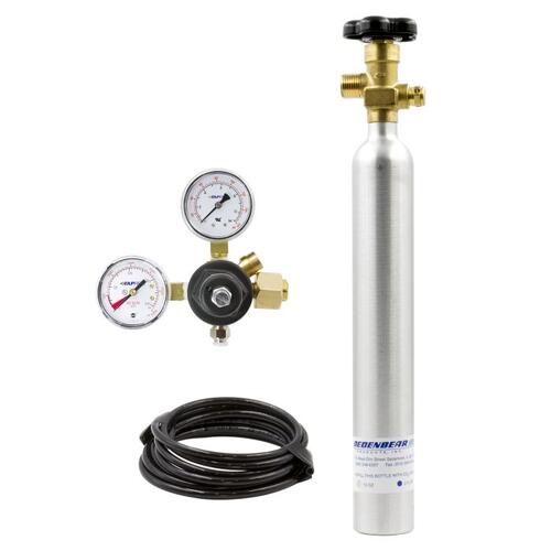 Autometer Co2 Bottle Kit, Complete Kit Includes 10 Oz Bottle, Valve, Regulator & Tubing , Dedenbear
