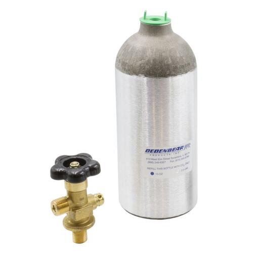 Autometer Co2 Bottle With Valve, 2.5 Pound Capacity, Dedenbear