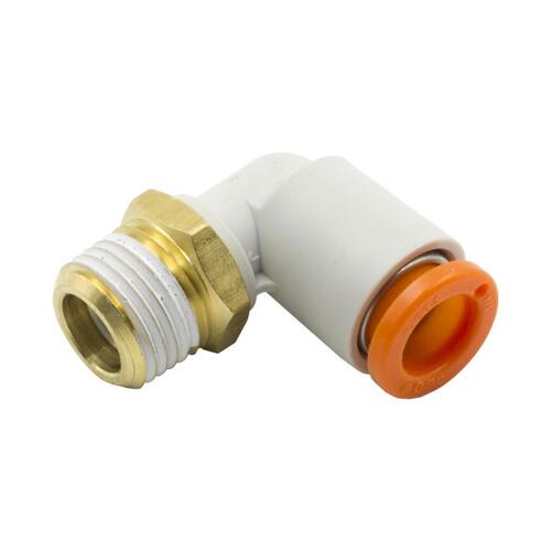 Autometer 1/4" Od Quick Disconnect To 1/8" Npt Thread Right Angle, Dedenbear