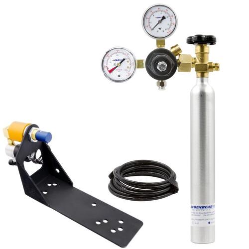 Autometer Co2 Shifter W/ Co2 Bottle Kit For Use With 2 Speed, Pro-Stick/Hurst Quarterstick, Dedenbea