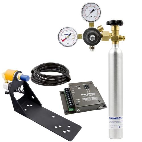 Autometer Co2 Shifter Kit, Co2 Bottle & Rpm Switch, 2 Speed, Pro-Stick/Quarterstick, Dedenbear