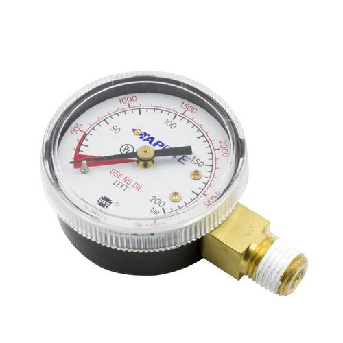 Autometer Gauge High Pressure For Co2 Regulator (0 To 3000 Psi), Dedenbear