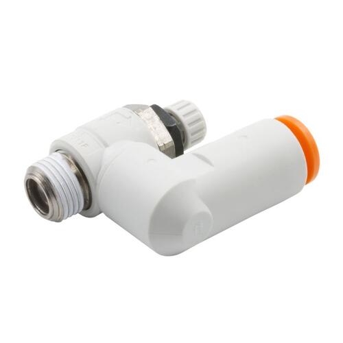 Autometer Needle Valve, Straight (Swivel), 1/4" Od Quick Disconnect To 1/8" Npt (Meter In), Dedenbea