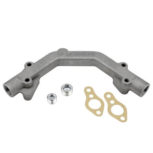 Autometer Water Header, Small Block Chevy, Dedenbear