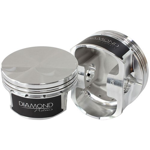 Diamond Piston, LSA, LS9, 4.070 Bore, 1.304 Compressed Height, -11.0cc, Chevy LS Street Strip Dish Series, Set of 8