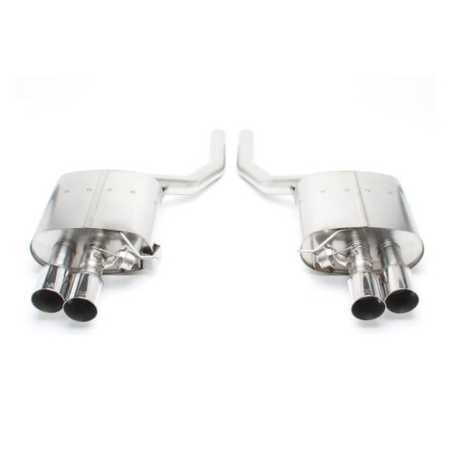 Dinan Exhaust, Free Flow, Rear Axle Back, 2011-2016 For BMW 550I, Stainless Steel, Polished Tips, F10, Kit