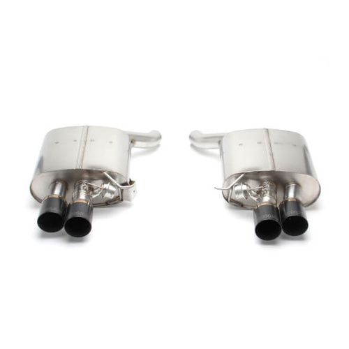 Dinan Exhaust, Free Flow, Rear Axle Back, 2012-2019 Alpina B6/For BMW 650I, Stainless Steel, Black Tips, F06/F12/F13, Kit