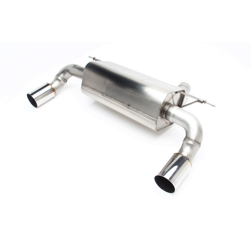 Dinan Exhaust, Free Flow, Rear Axle Back, 2012-2016 For BMW 335I/435I, Stainless Steel, Black Tips, F30/F32, Kit