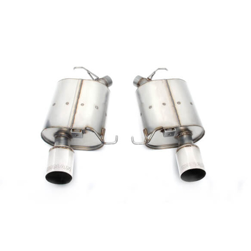 Dinan Exhaust, Free Flow, Rear Axle Back, 2011-2016 For BMW 535I, Stainless Steel, Polished Tips, F10, Kit