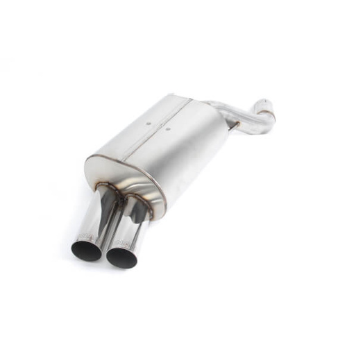 Dinan Exhaust, Free Flow, Rear Axle Back, 1997-2003 For BMW 540I, Stainless Steel, Polished Tips, W/ Standard Bumper, E39, Kit