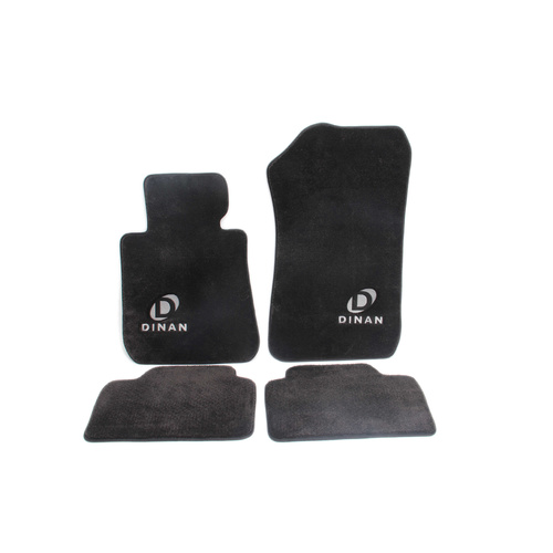 Dinan Floor Mats, Signature, Front and Rear, 2012-2018 For BMW 3-Series, Gray, Set
