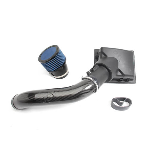 Dinan Air Intake, High Flow, Carbon Fiber Tube, Blue Filter, For BMW, 3.0L, Kit