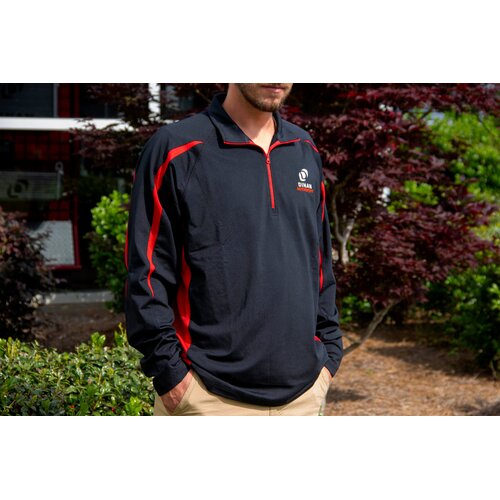 Dinan Motorsport Pullover, Black/Red, 2XL, Unisex, Black/Red