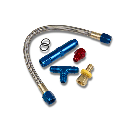 Demon Fuel Line, Braided Stainless Steel, Aluminium, Series, -6 AN Inlet, Kit