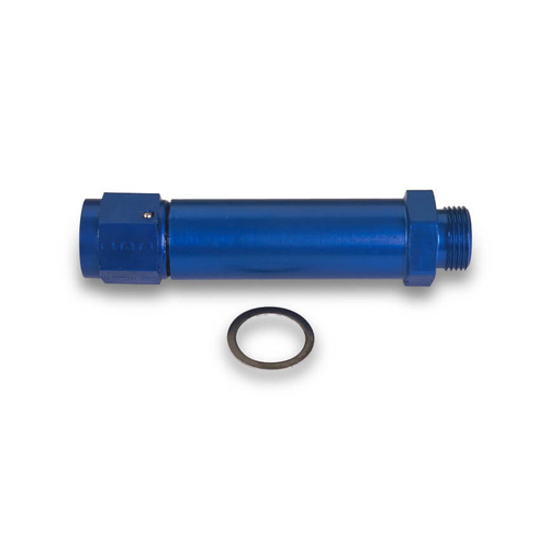Demon Fitting, Carburetor Inlet, 9/16-24 in. to -6 AN Female Swivel, All Carbs, Each