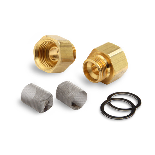Demon Fitting, Carburetor Inlet, 9/16-24 in. to 5/8-18 in., Holley, Pair