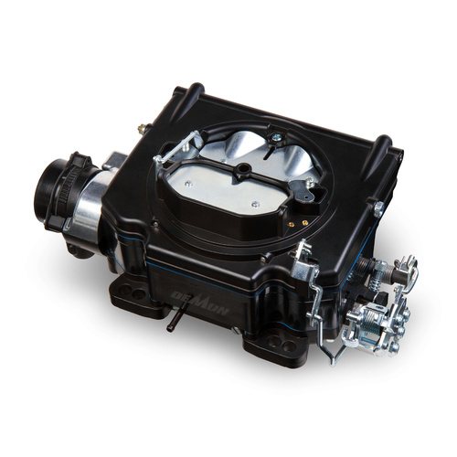 Demon Carburettor, Street, 625 CFM, Street Model, 4 Barrel, Electric, Gasoline, Aluminum / Composite, Shadow Black, Each