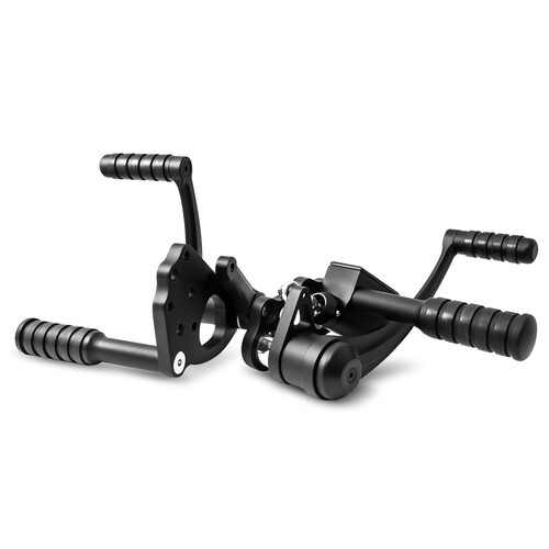 DNA Specialty Billet Forward Control Kit , Suit Harley pre 2000 Softail, Black, Set