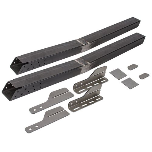Detroit Speed Subframe Connectors, Weld-on, Steel, Natural, Chevy, Kit