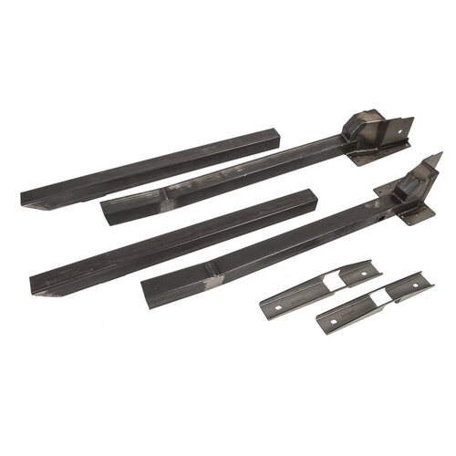 Detroit Speed Subframe Connectors, Weld-on, Steel, Natural, Ford, Kit