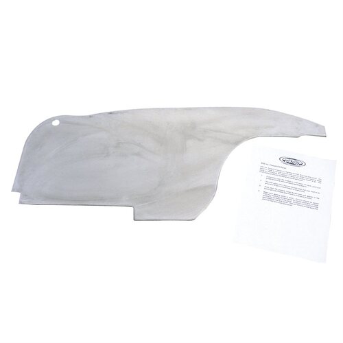Detroit Speed Firewall Fill Plate, Steel, Natural, 0.048 in. Thick, Chevy, Pontiac, Each