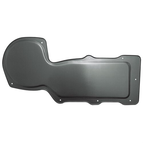 Detroit Speed Heater Delete Plate, Steel, Natural, 0.048 in. Thick, Buick, Chevy, Oldsmobile, Pontiac, Each