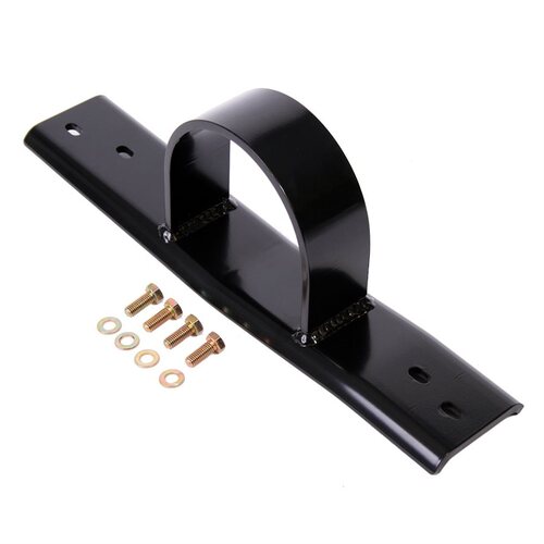 Detroit Speed Driveshaft Safety Loop, Flat Style, Bolt-on, Steel, Black Powdercoated, Buick, Chevy, Oldsmobile, Pontiac, Kit