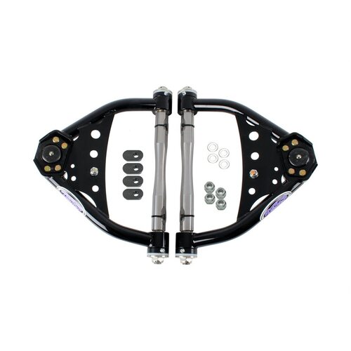 Detroit Speed Control Arms, Front Upper, Tubular, Steel, Black Powdercoated, Chevy, Pontiac, Pair