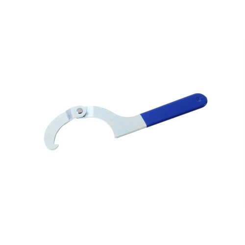 Detroit Speed Spanner Wrench, Steel, Natural, Blue Plastic/Rubber Handle, 6 in. Handle Length, Each