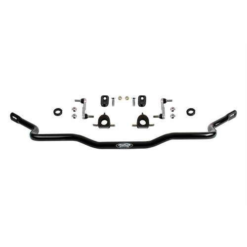 Detroit Speed Sway Bar, Tubular, Front, Hollow, Steel, Black Powdercoated, 1.375 in. Diameter, Adjustable, Chevy, Pontiac, Kit