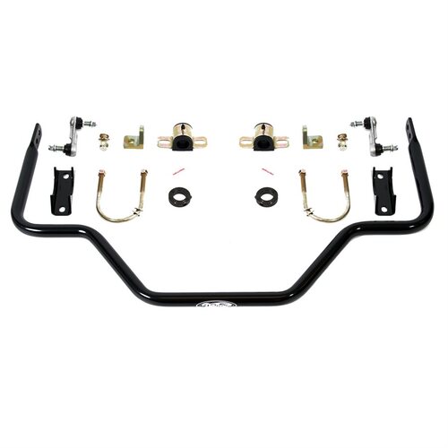 Detroit Speed Sway Bar, Rear, Hollow, Steel, Black Powdercoated, 1.125 in. Diameter, Buick, Chevy, GMC, Olds, Pontiac, Kit